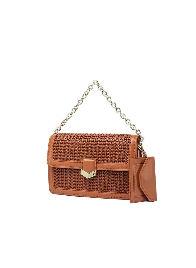 فايور Woven Textured Crossbody Bag BD 188